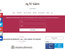 Tablet Screenshot of myfitstation.com